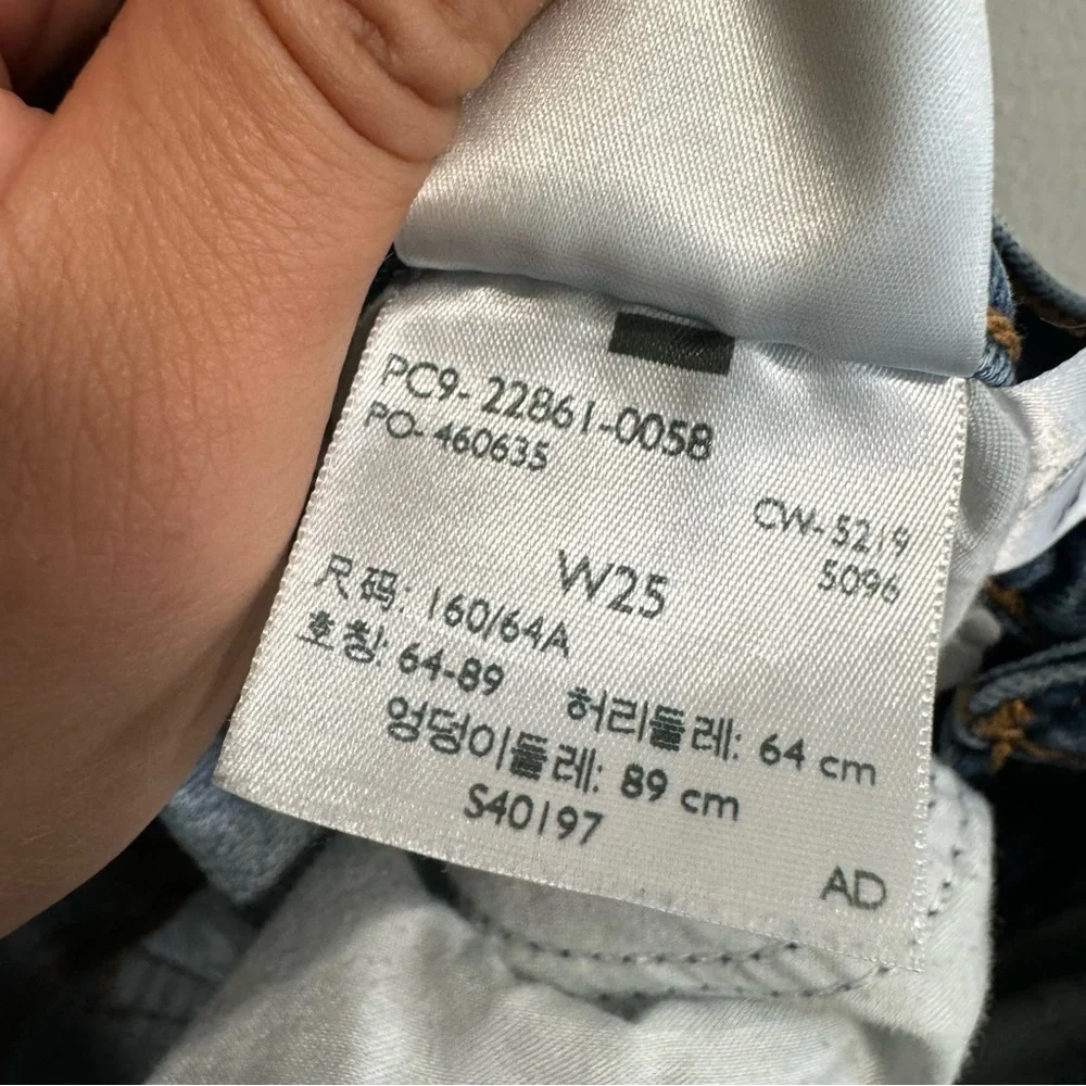 Women’s Levi’s Wedgie Vintage Blue Wash Size 25 - Picture 5 of 12